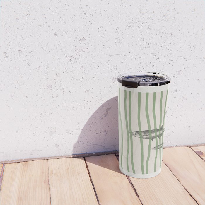 Fish in the grass Travel Mug Gallery Image 4