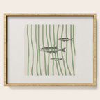 Fish in the grass Serving Tray Gallery Image 1