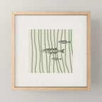 Fish in the grass Mini Art Print Gallery Image 1