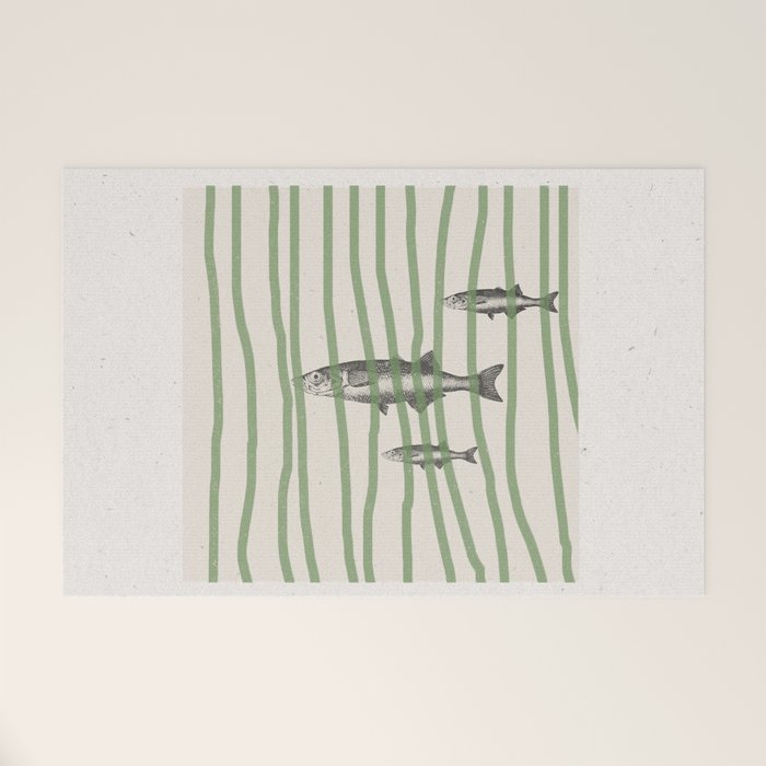 Fish in the grass Welcome Mat Gallery Image 1