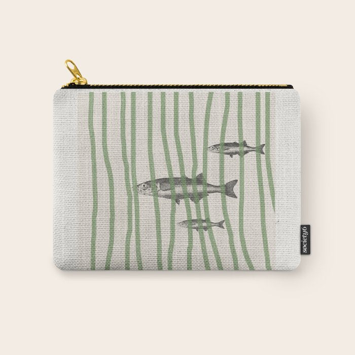 Fish in the grass Carry All Pouch Gallery Image 1