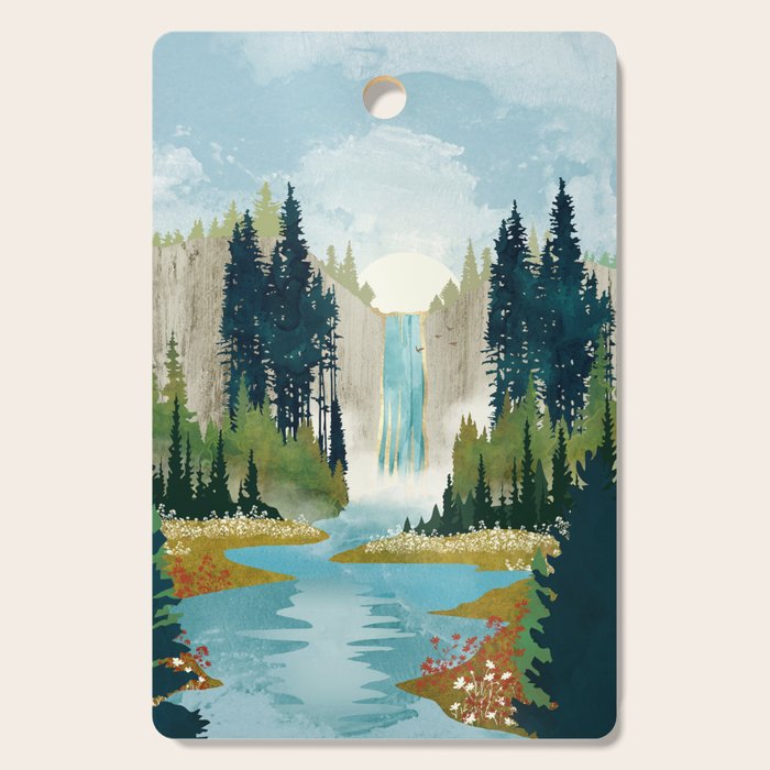 Waterfall Vista Cutting Board Gallery Image 1