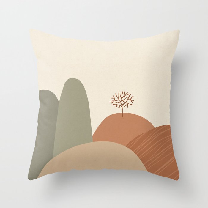 Mountains #2 Throw Pillow Gallery Image 6