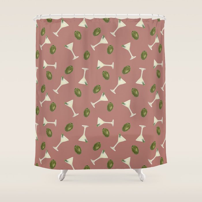 Martini Cocktail O'clock  Shower Curtain Gallery Image 1