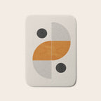 Abstract Geometric Shapes Bath Mat Gallery Image 1