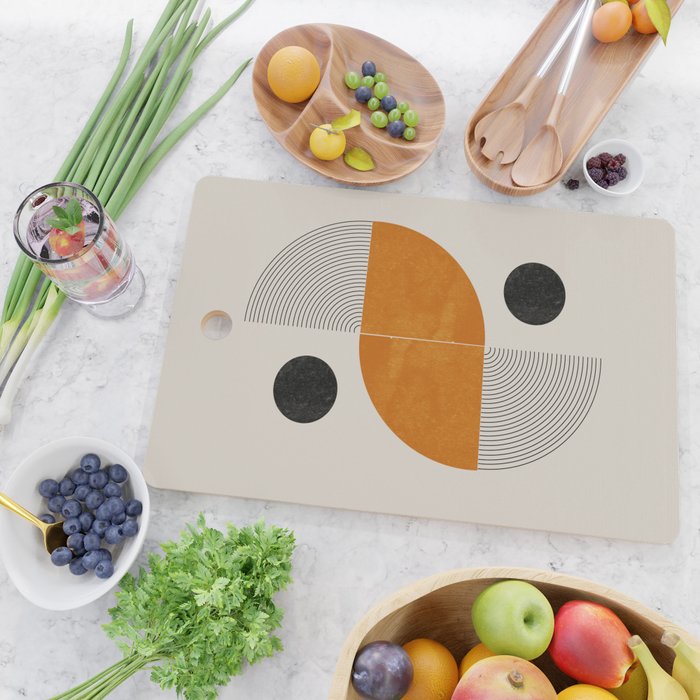 Abstract Geometric Shapes Cutting Board Gallery Image 2