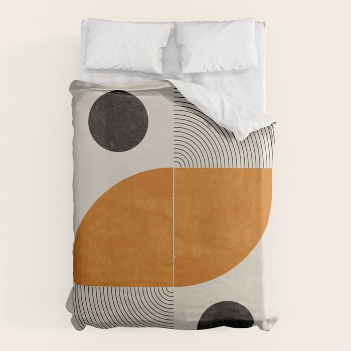 Abstract Geometric Shapes Duvet Cover Gallery Image 6