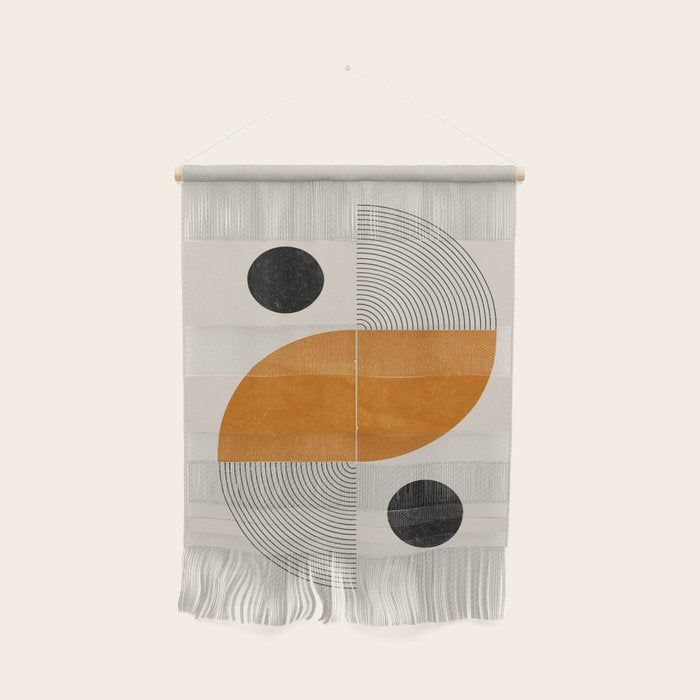 Abstract Geometric Shapes Wall Hanging Gallery Image 1