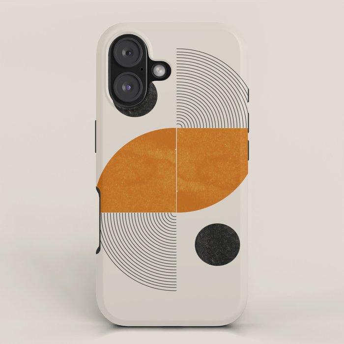 Abstract Geometric Shapes iPhone Case Gallery Image 1