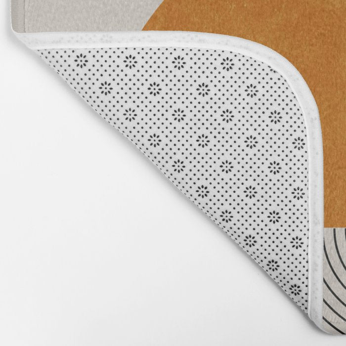 Abstract Geometric Shapes Bath Mat Gallery Image 2