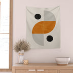 Abstract Geometric Shapes Wall Tapestry Gallery Image 2
