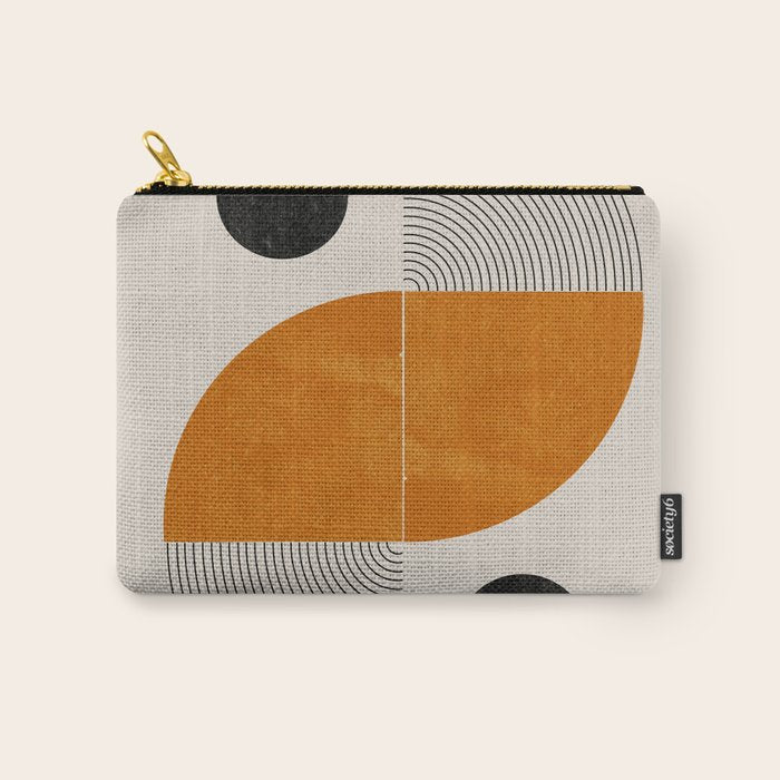 Abstract Geometric Shapes Carry All Pouch Gallery Image 1