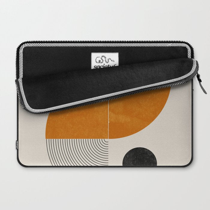 Abstract Geometric Shapes Laptop Sleeve Gallery Image 2