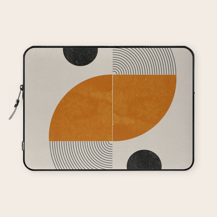 Abstract Geometric Shapes Laptop Sleeve Gallery Image 1