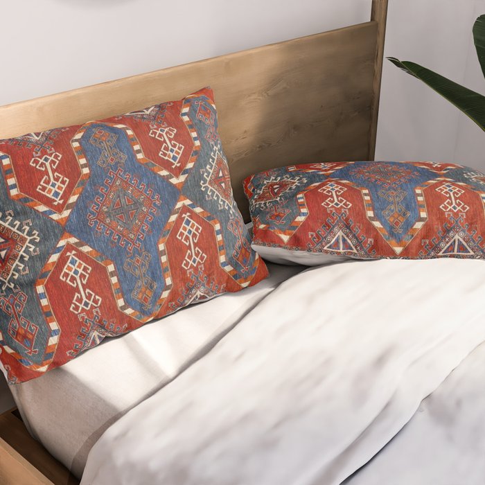 Night Navy Shards  Pillow Sham Gallery Image 2