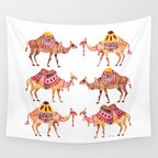 Camel Train Wall Tapestry Gallery Image 4