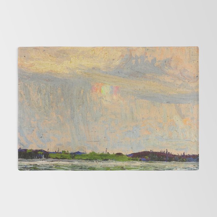 Tom Thomson Misty Sky c. 1913-1914 Canadian Landscape Artist Rug Gallery Image 2