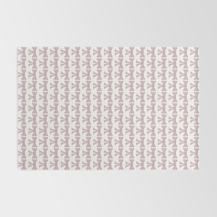 Vintage Bows IX Lavender Purple Rug Gallery Image 2