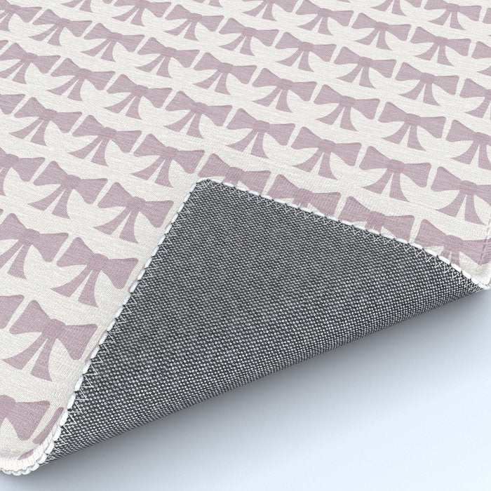 Vintage Bows IX Lavender Purple Rug Gallery Image 4