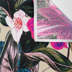 Pattern antique botanical flowers Wall Tapestry Gallery Image 3