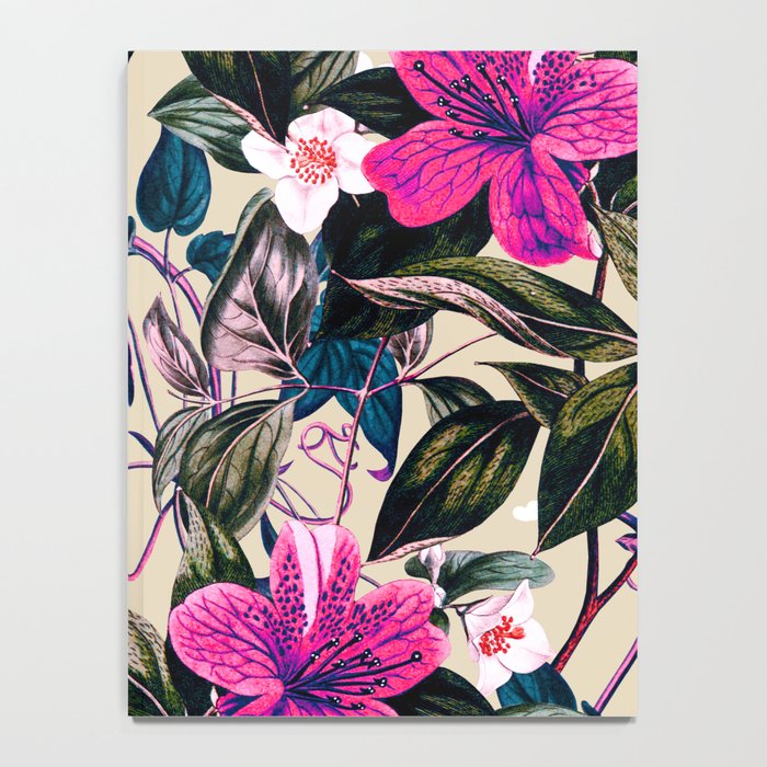 Pattern antique botanical flowers Notebook Gallery Image 4