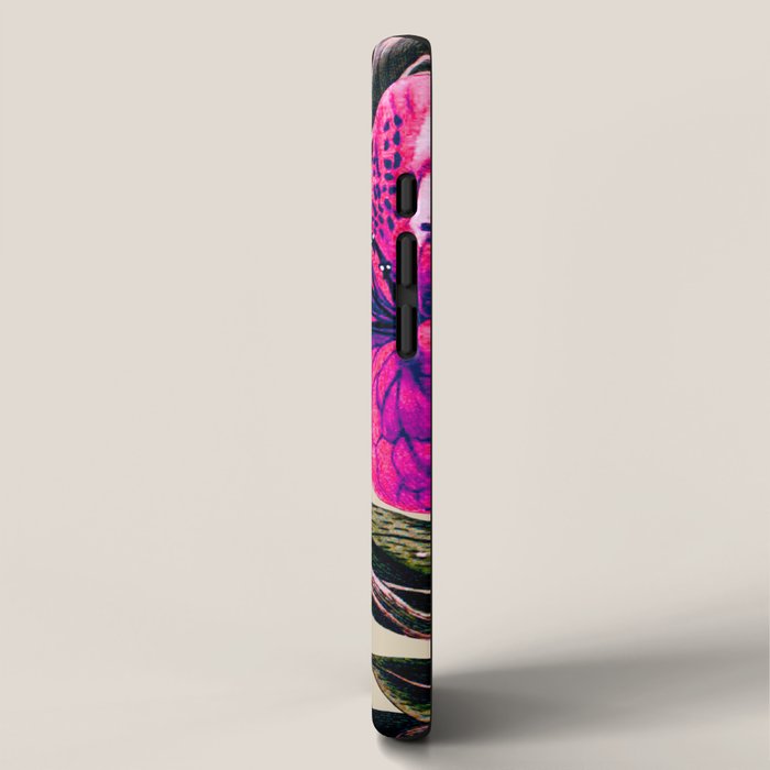 Pattern antique botanical flowers iPhone Case Gallery Image 2