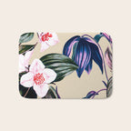 Pattern antique botanical flowers Bath Mat Gallery Image 1