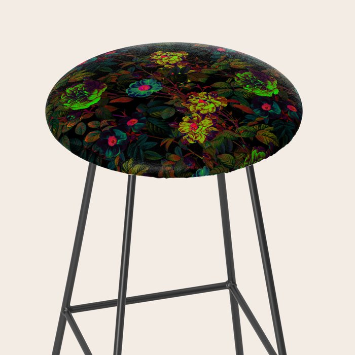 Floral Neon Garden Stool Gallery Image 2