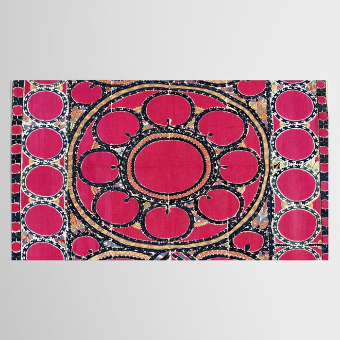Tashkent Suzani Uzbekistan  Antique Carpet Tablecloth Gallery Image 2