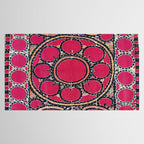 Tashkent Suzani Uzbekistan  Antique Carpet Tablecloth Gallery Image 2