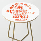Feminist Quote: Women's Rights & Feminism Cowgirl Side Table Gallery Image 2