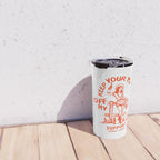Feminist Quote: Women's Rights & Feminism Cowgirl Travel Mug Gallery Image 4