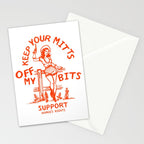 Feminist Quote: Women's Rights & Feminism Cowgirl Stationery Card Gallery Image 2