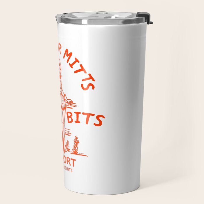 Feminist Quote: Women's Rights & Feminism Cowgirl Travel Mug Gallery Image 2