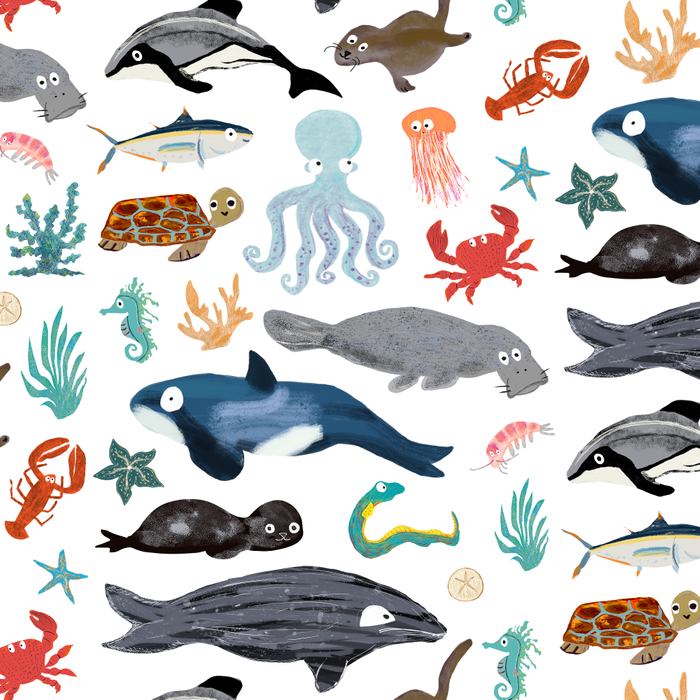 Sea Change: Ocean Animals Coffee Mug Gallery Image 2