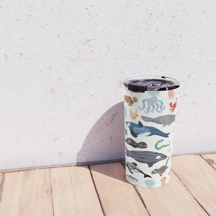 Sea Change: Ocean Animals Travel Mug Gallery Image 4