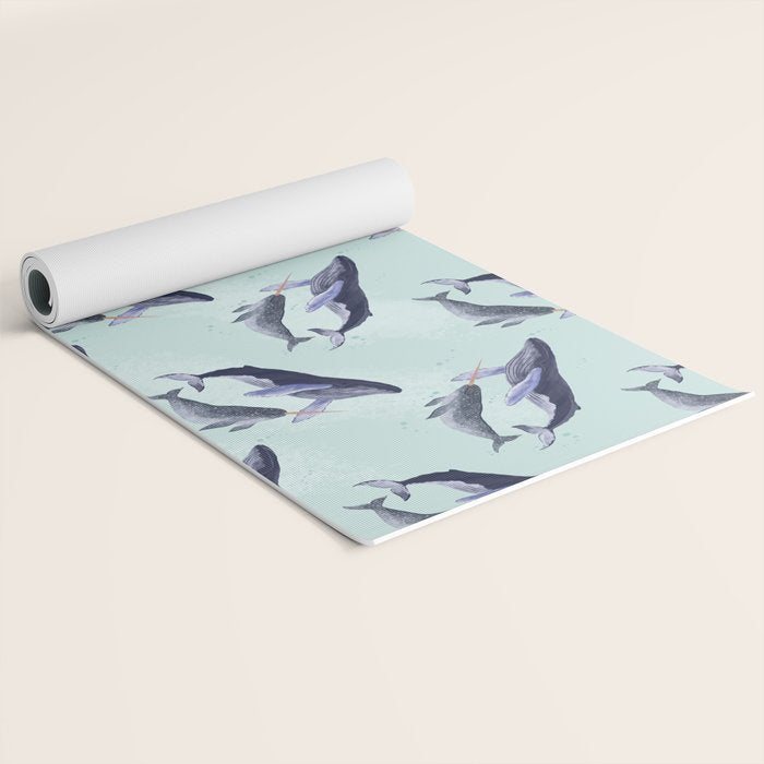Whales Yoga Mat Gallery Image 2