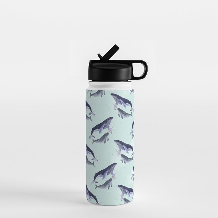 Whales Water Bottle Gallery Image 1