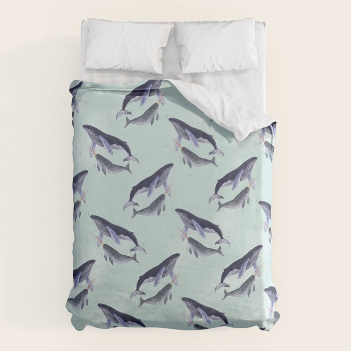 Whales Duvet Cover Gallery Image 1