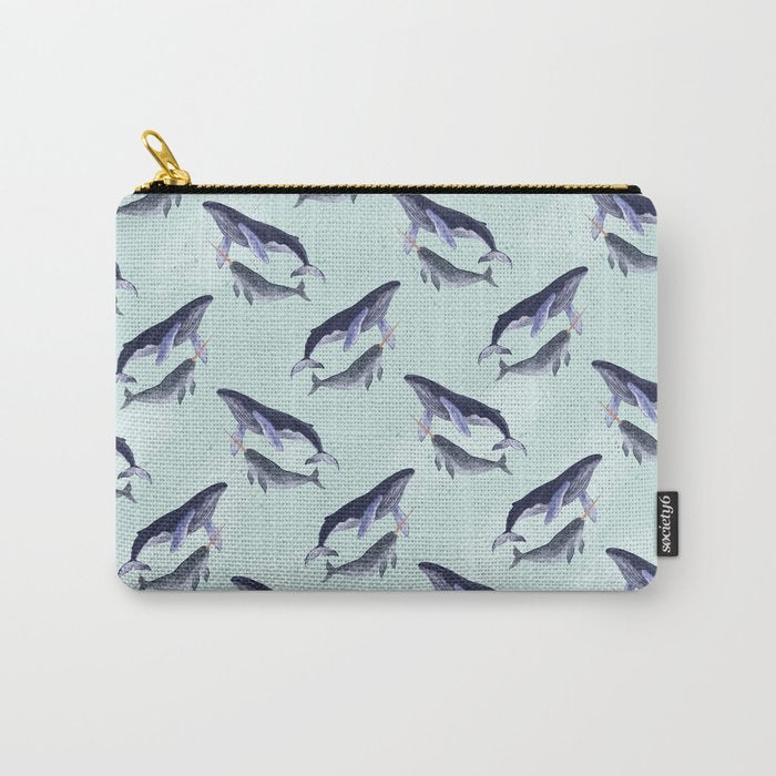Whales Carry All Pouch Gallery Image 1