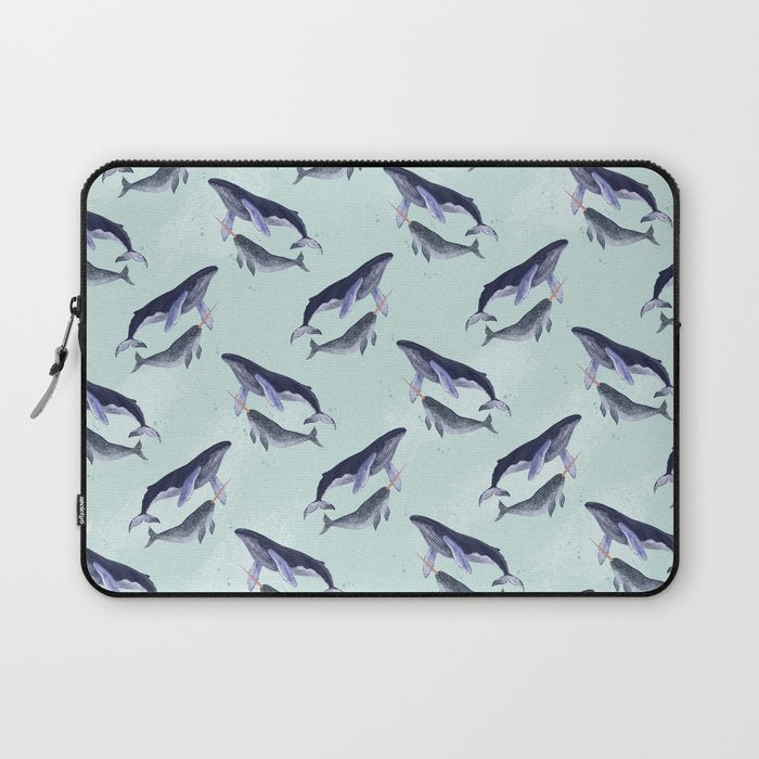 Whales Laptop Sleeve Gallery Image 1