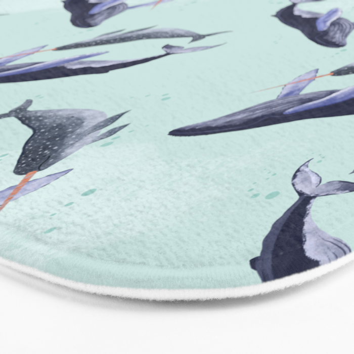 Whales Bath Mat Gallery Image 3