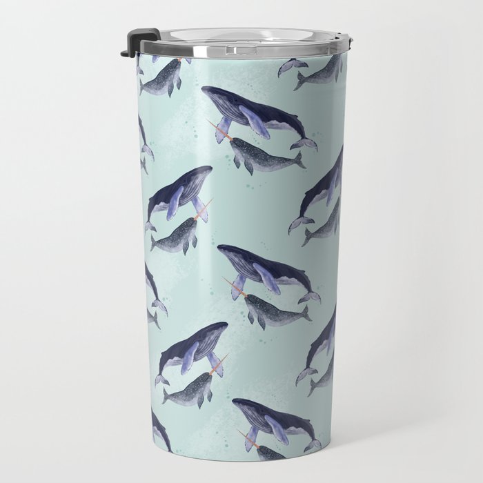 Whales Travel Mug Gallery Image 3