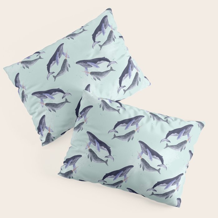 Whales Pillow Sham Gallery Image 3