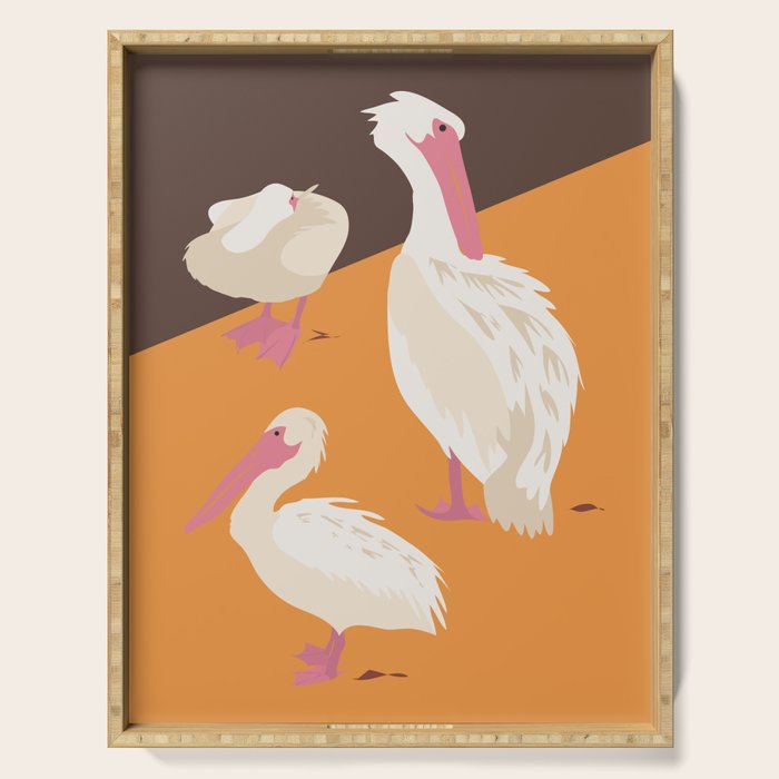 Pelicans Serving Tray Gallery Image 1