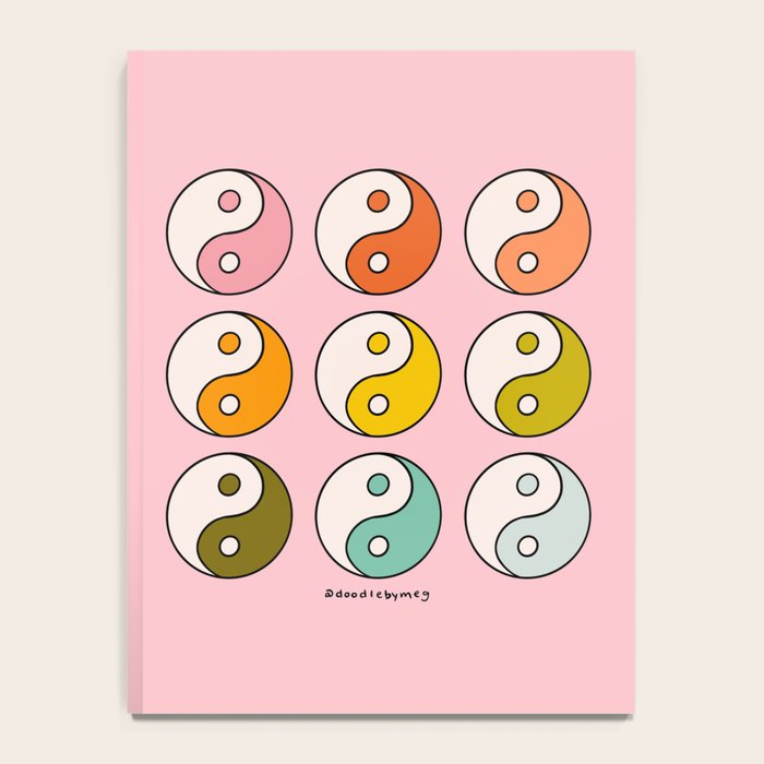 Rainbow Yin Yang Notebook Gallery Image 4