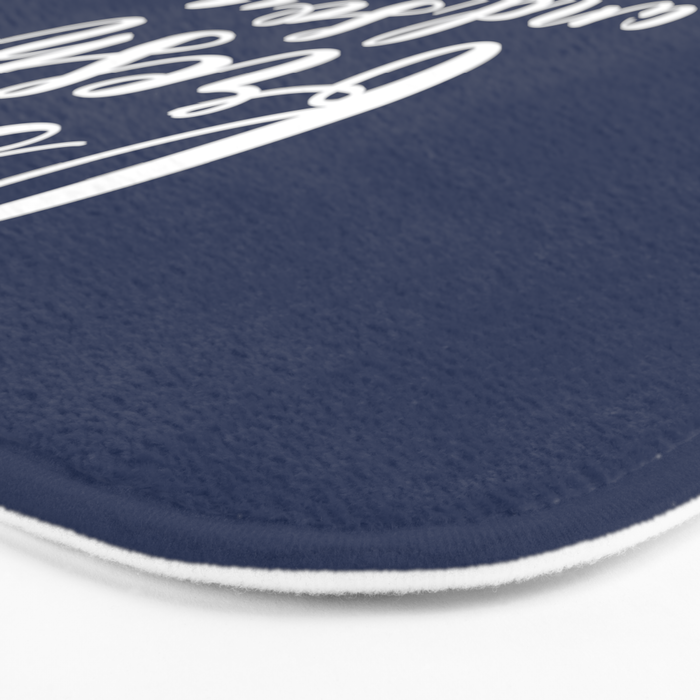 so fresh so clean clean (navy) Bath Mat Gallery Image 3