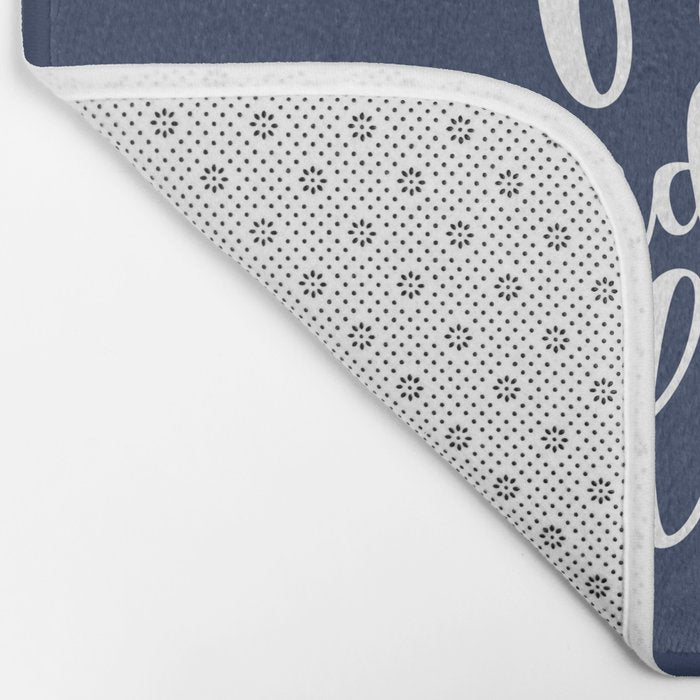 so fresh so clean clean (navy) Bath Mat Gallery Image 2