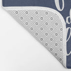 so fresh so clean clean (navy) Bath Mat Gallery Image 2