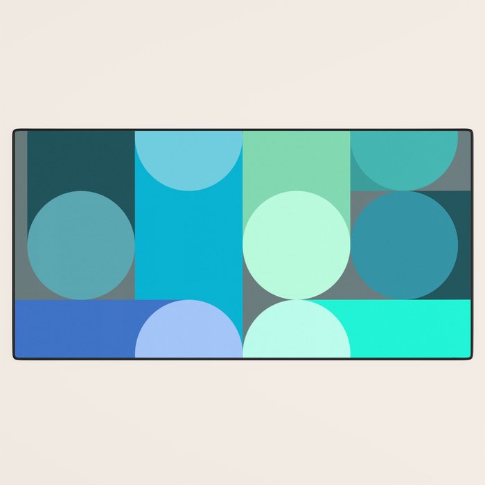 Modern Geometric 87C Desk Mat Gallery Image 3